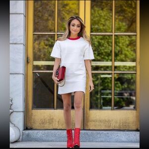 Herve Leger Boxy T-Shirt Dress - Size L